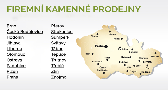 Firemní kamenné prodejny